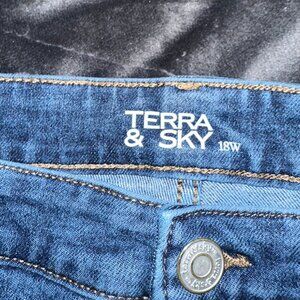 Terra and Sky  Size 18 Women's Straight Leg Jeans